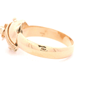 Anillo de Oro Amarillo 18K con Micropiedras