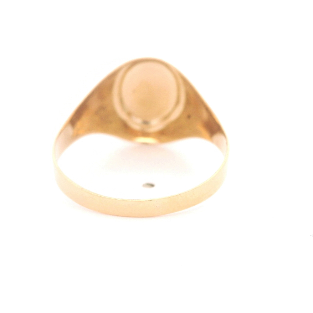 Anillo de Oro Amarillo 18K Sello