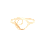 Anillo de Oro Amarillo 18K Calado