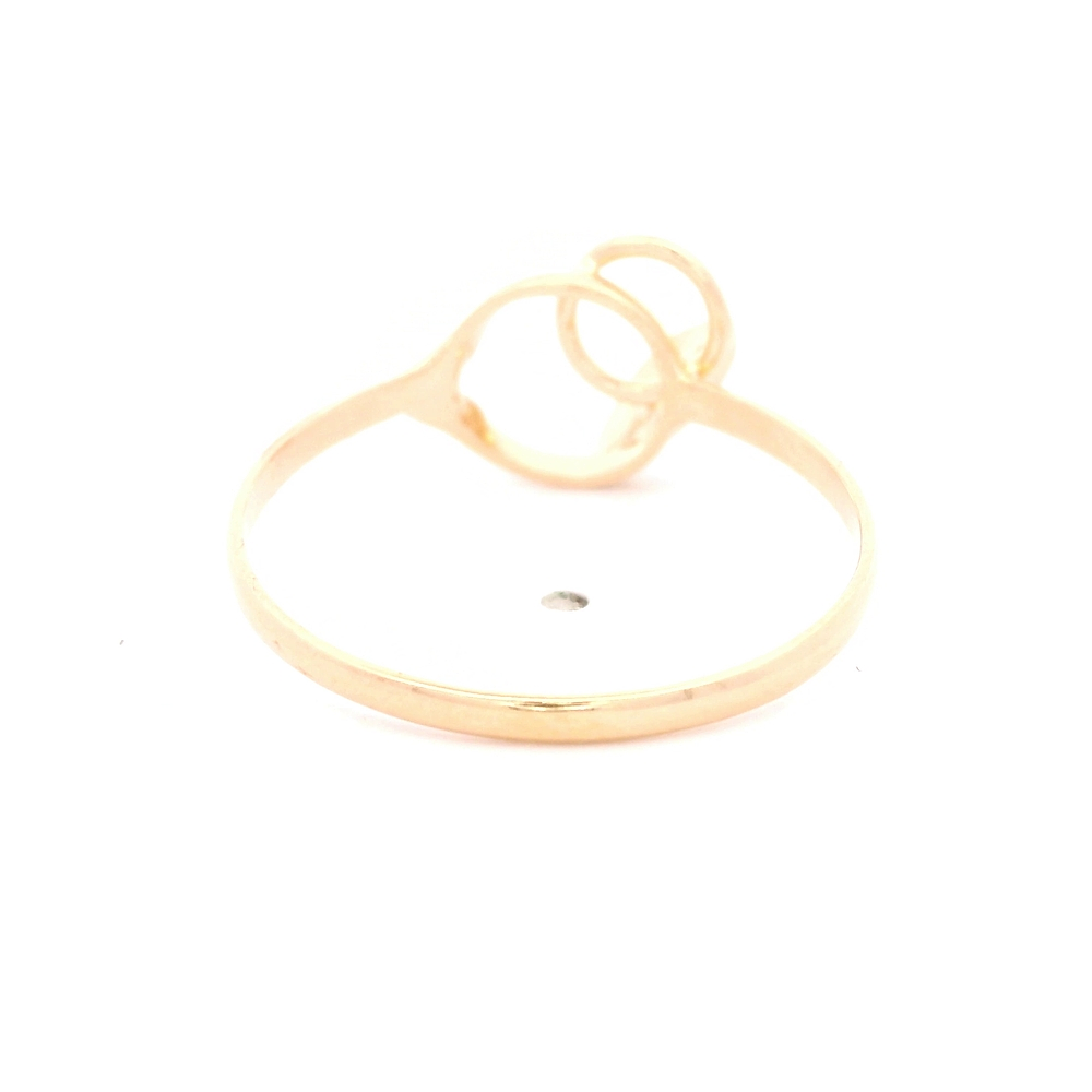 Anillo de Oro Amarillo 18K Calado