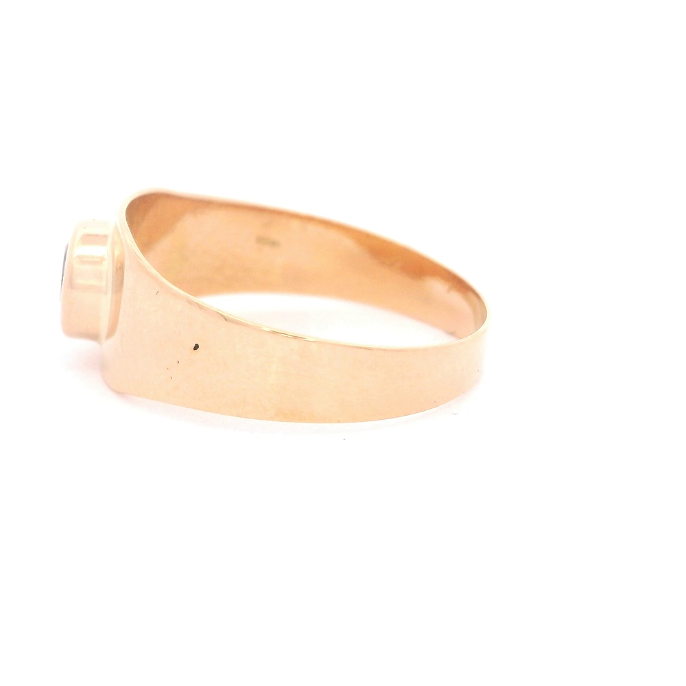 Anillo de Oro Amarillo 18K Solitario