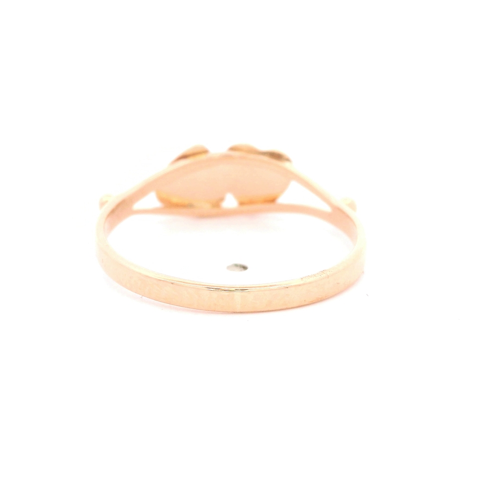 Anillo de Oro Amarillo 18K Calado