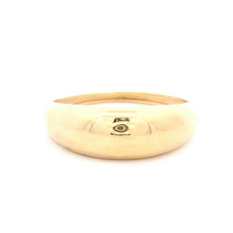 Anillo de Oro Amarillo 18K Semi Bombe