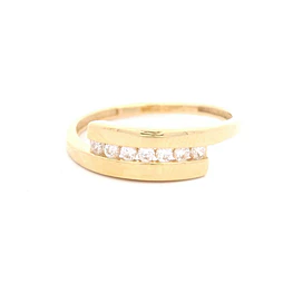 Anillo de Oro Amarillo 18K Cintillo 