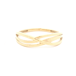 Anillo de Oro Amarillo 18K Calado