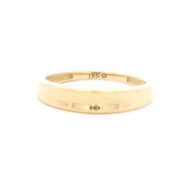 Anillo de Oro Amarillo 18K Semi Bombé 