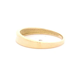 Anillo de Oro Amarillo 18K Semi Bombé 