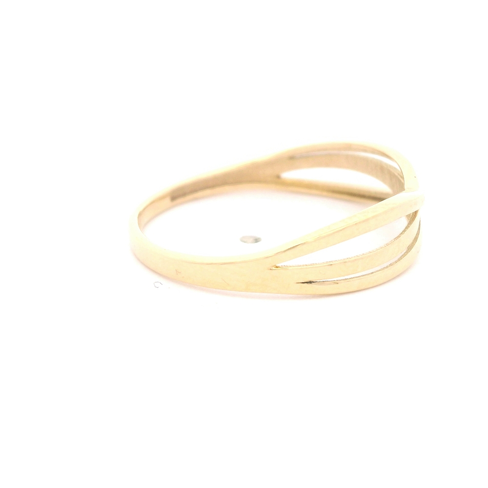 Anillo de Oro Amarillo 18K Calado