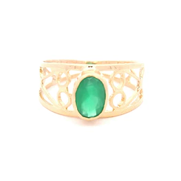 Anillo de Oro Amarillo 18K Solitario