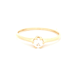 Anillo de Oro Amarillo 18K Solitario con Diamante