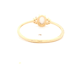Anillo de Oro Amarillo 18K Ovalado con Ópalo