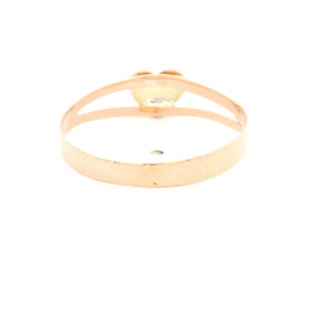 Anillo de Oro Amarillo 18K Calado