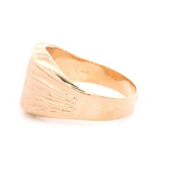 Anillo de Oro Amarillo 18K Sello