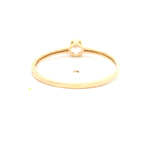 Anillo de Oro Amarillo 18K Solitario con Diamante