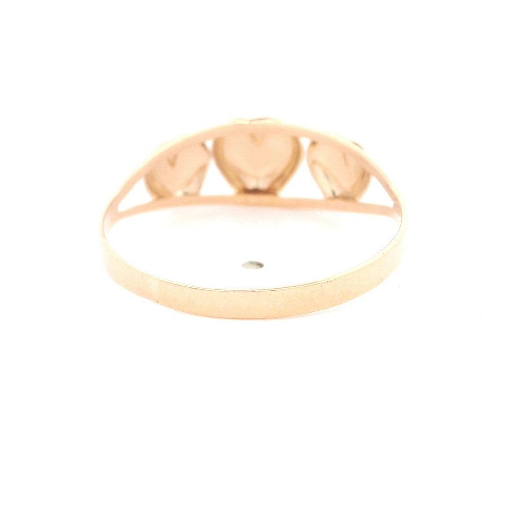 Anillo de Oro Amarillo 18K Calado