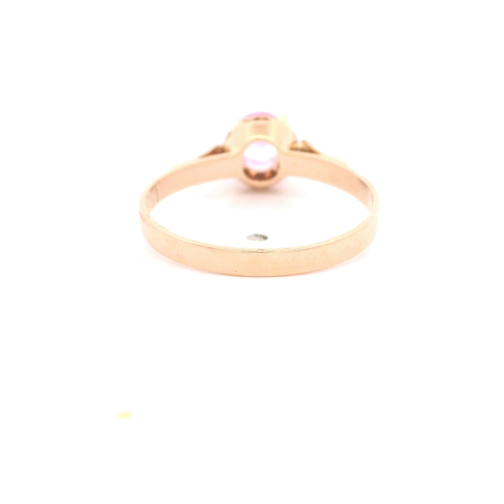 Anillo de Oro Amarillo 18K Circular