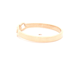 Anillo de Oro Amarillo 18K Cintillo Trenzado