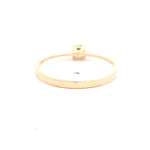 Anillo de Oro Amarillo 18K Solitario con Diamante