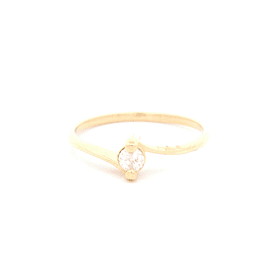 Anillo de Oro Amarillo 18K Calado