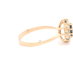 Anillo de Oro Amarillo 18K con Diamante