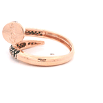 Anillo de Oro 18K Calado con Micropiedras