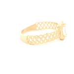 Anillo de Oro Amarillo 18K Calado con Diamante