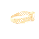 Anillo de Oro Amarillo 18K Calado con Diamante