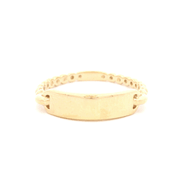 Anillo de Oro Amarillo 18K Cintillo