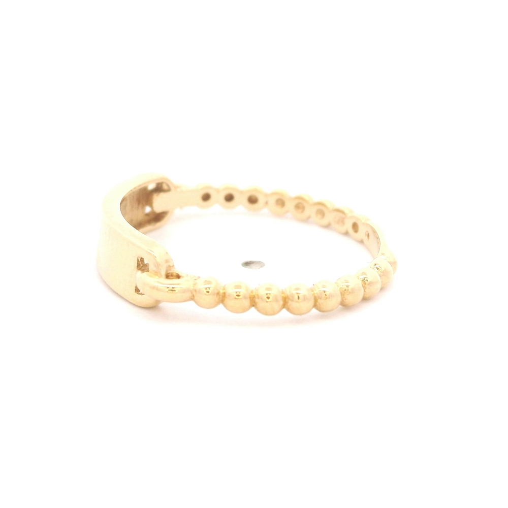 Anillo de Oro Amarillo 18K Cintillo