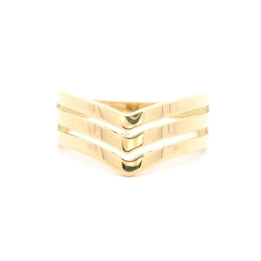 Anillo de Oro Amarillo 18K Calado