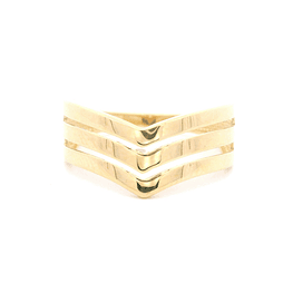 Anillo de Oro Amarillo 18K Calado