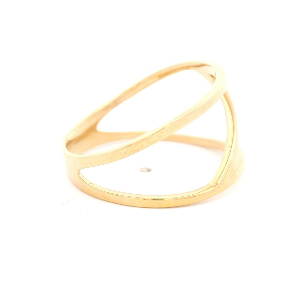 Anillo de Oro Amarillo 18K Calado