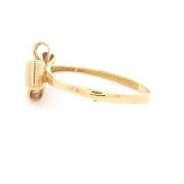 Anillo de Oro Amarillo 18K Lazo