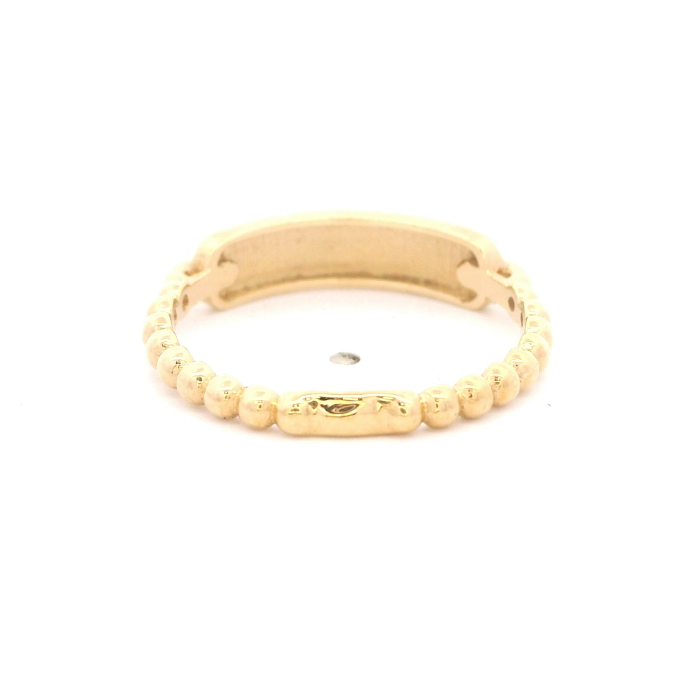 Anillo de Oro Amarillo 18K Cintillo