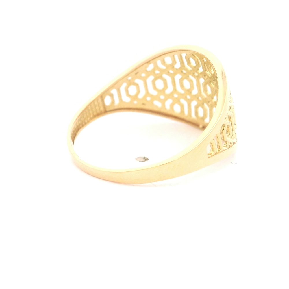 Anillo de Oro Amarillo 18K Calado