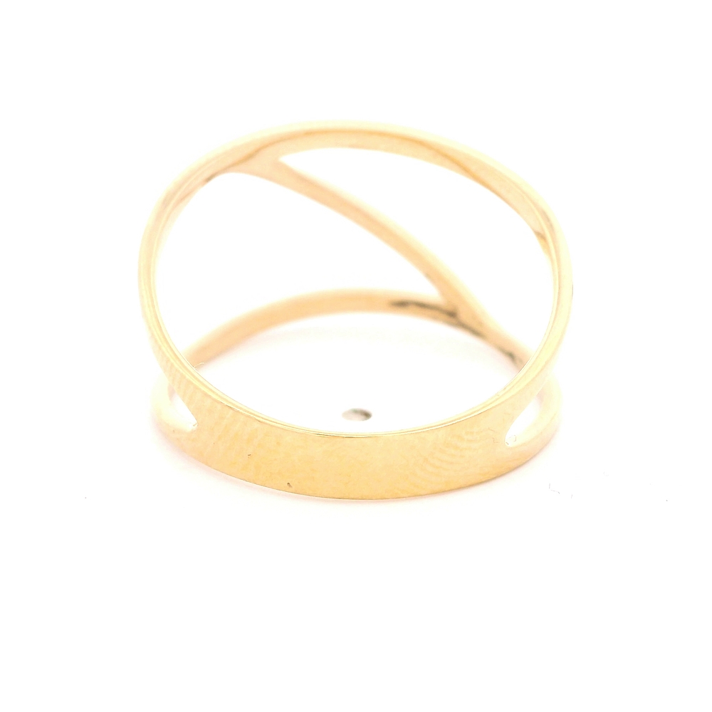Anillo de Oro Amarillo 18K Calado