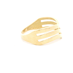 Anillo de Oro Amarillo 18K Calado
