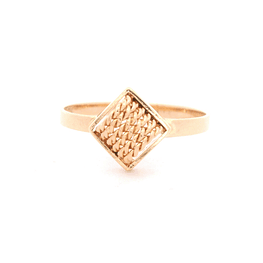 Anillo de Oro Amarillo 18K Calado