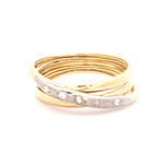 Anillo de Oro Amarillo 18K con Diamante