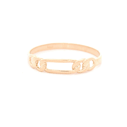 Anillo de Oro Amarillo 18K Calado