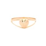 Anillo de Oro Amarillo 18K Calado