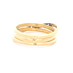 Anillo de Oro Amarillo 18K con Diamante