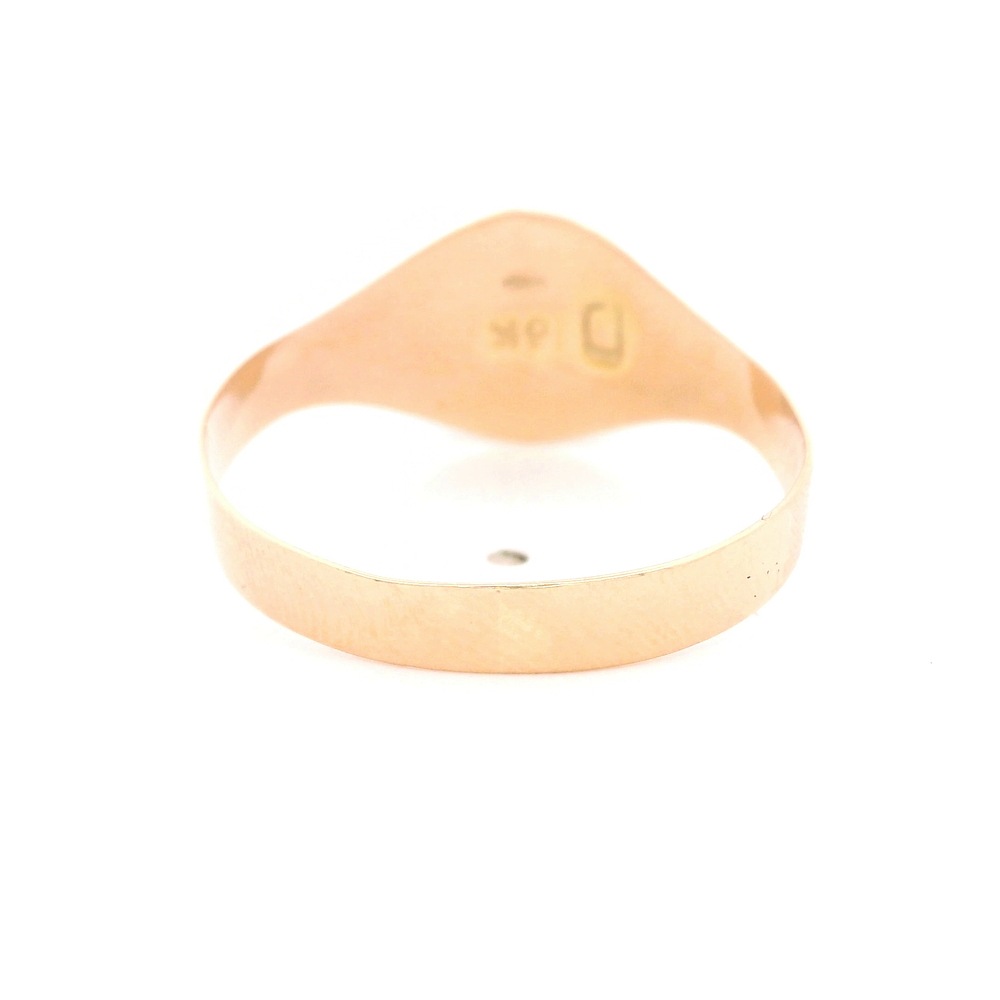 Anillo de Oro Amarillo 18K Sello