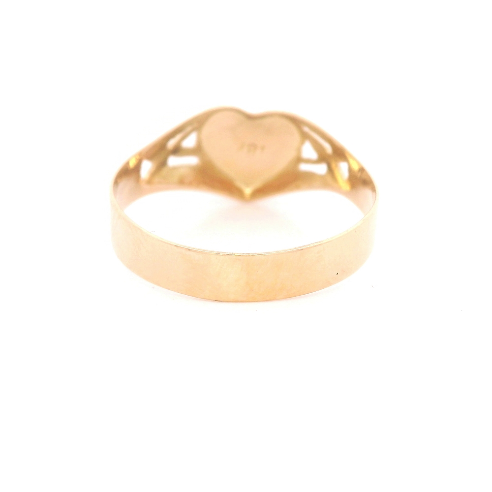 Anillo de Oro Amarillo 18K Sello