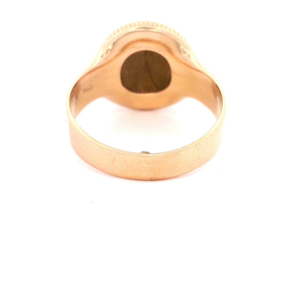 Anillo de Oro Miel 18K Chevalier