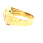 Anillo de Oro Amarillo 18K Sello Medusa