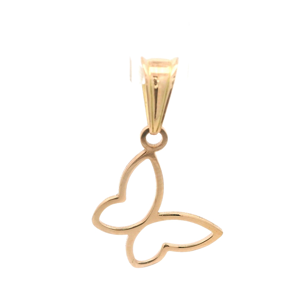 Colgante de Oro Amarillo 18K Mariposa Calada 