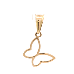 Colgante de Oro Amarillo 18K Mariposa Calada 