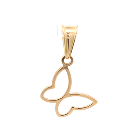 Colgante de Oro Amarillo 18K Mariposa Calada 