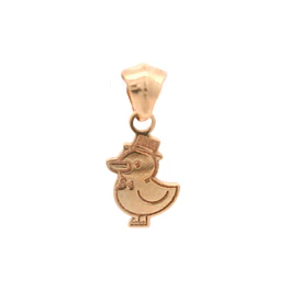 Colgante de Oro Amarillo 18K Pato 